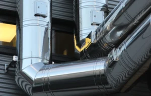 Bild på rör i krom